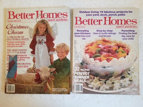 Vintage 1980-90s Better Homes and Gardens Magazine Mixed Lot of 18 - Picture 7 of 10