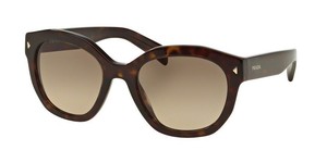 New-Genuine-Prada-PR12SS-2AU3D0-53-Havana-Light-Brown-Women-039-s-Sunglasses-Glasses