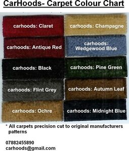 Morris Minor Colours Chart