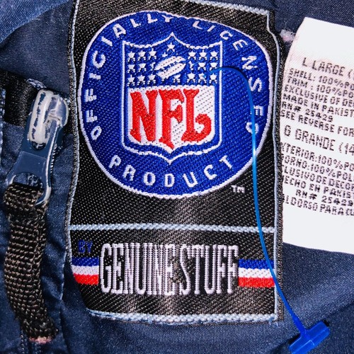 NFL New England Patriots Boys Size L Jacket Navy Blue Windbreaker - Picture 6 of 9