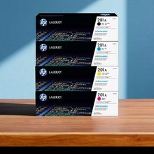 HP 201A 4-Pack Original LaserJet Toner Cartridge CF400A-CF403A