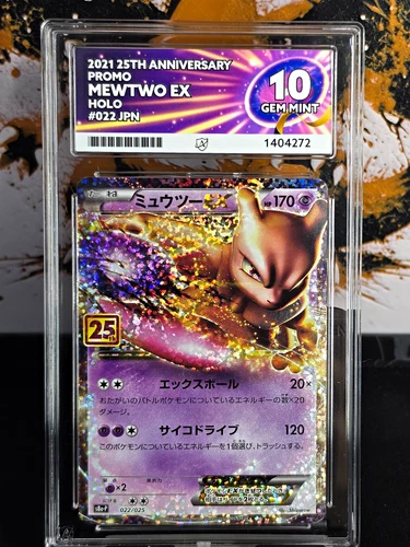 Pokemon Mewtwo EX - 022/025 - 25th Anniversary Promo - 2021 Japanese - ACE 10