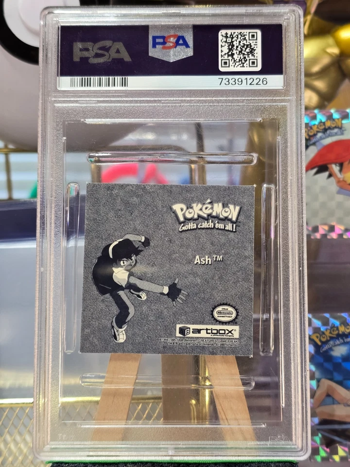 Ash PR28 Artbox Pokemon Prism Sticker PSA 10/Pop 6 -Series 1 RARE!!! - Image 3 of 3