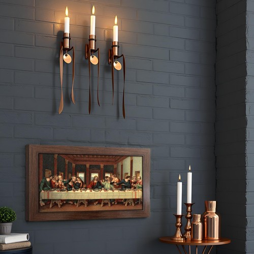 Das letzte Abendmahl von Leonardo Da Vinci - Christliche Wanddeko, religiöse Wand A... - Bild 6 von 8