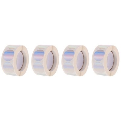 4 Rolls Etiketten Selbstklebende Kleine Sticker Aufkleberetikett