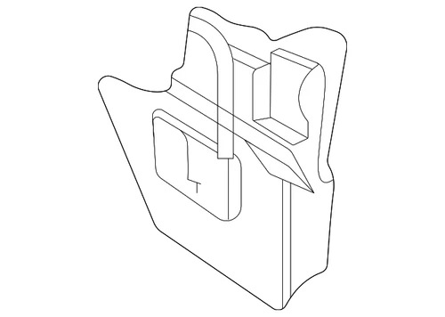 Genuine Volkswagen Mirror Assembly Lower Insulator 3CC-868-760