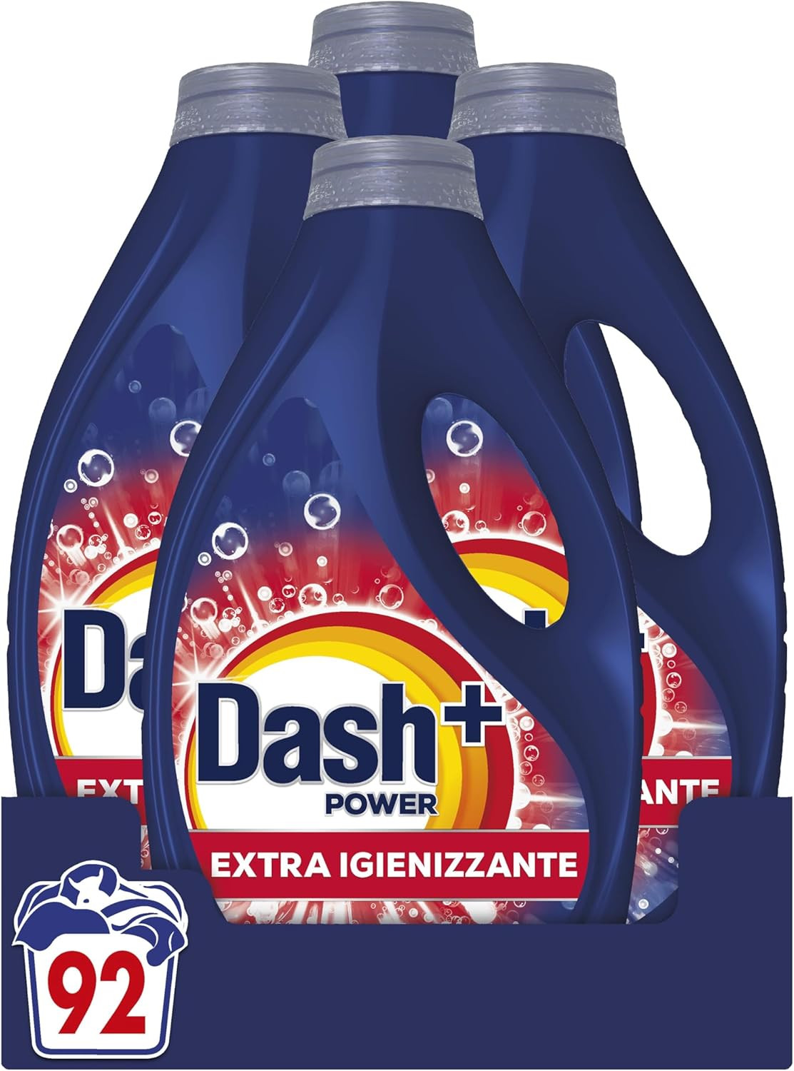 Dash Power Detersivo Liquido 92 Lavaggi Extra Igienizzante in Offerta