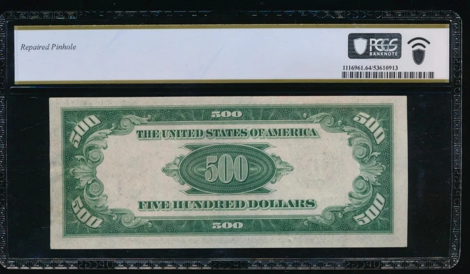 AC 1934A $500 FIVE HUNDRED DOLLAR BILL Saint Louis PCGS 64 comment - Image 2 of 2