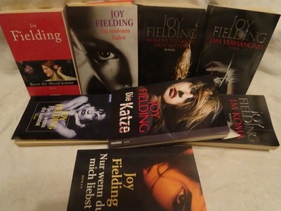 8 x Joy Fielding ,Die Katze,Im Koma ,Das Verhängnis ,Am seidenen Faden ,Konvolut