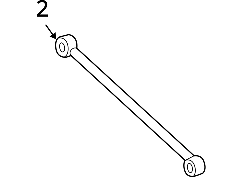 下控制臂后定位臂向前 AWD 适合 06-09 LEXUS RX400h — 第 4/4 张图片