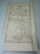 Vintage Chart "Gulf of Georgia to Puget Sound" 1872