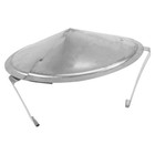 1Pc Practical Rainproof Smokestack Dutrable Smoke Funnel Cover Silver