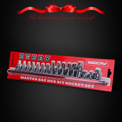 Allen-Wrench Hex Bit Socket Set: 16-Piece Set with Magnetic... - Bild 8 von 9
