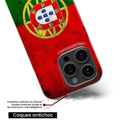 Coque en silicone imprimée compatible Samsung Galaxy A53 5G Drapeau Portugal - Picture 5 of 6