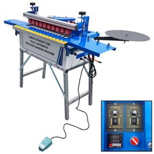 Woodworking Edge Bander Automatic Edge Banding Machine Double-side Gluing 110V