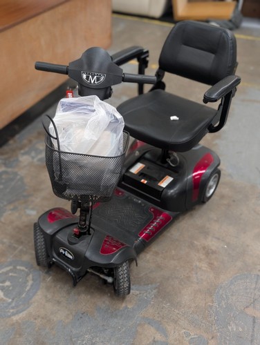 Drive Mercury Prism 4mph Class 2 Pavement Electric Mobility Scooter Red -CS W66