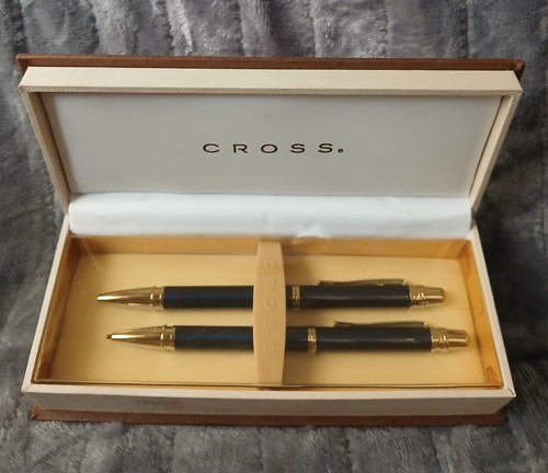 Cross Manhattan AT0291-3 Blau Chrom Druckbleistift/Bleistift in Box - Bild 9 von 9