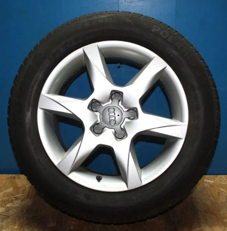 4x Alufelge 4F0601025CM 7,0Jx16H2 ET35 LK 5x112 Reifen 205/60 R16 92H Audi A6 4F - Bild 2 von 4