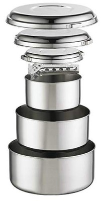 MSR Alpine 4 Stainless Steel Camping Pot Set NEW