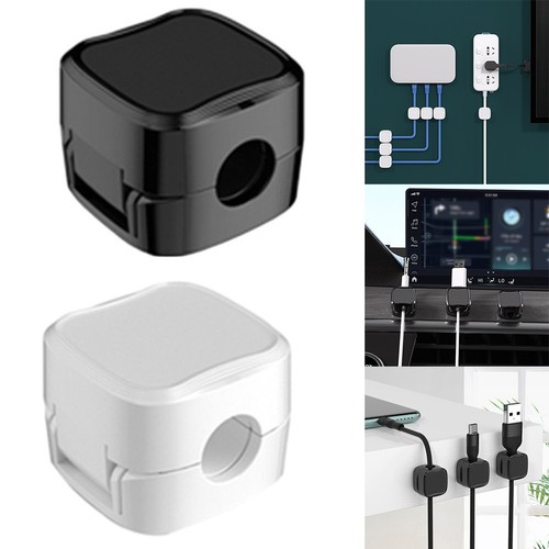 For Under Desk Cord Organizer Magnetic Cable Clips for Easy Wire Access - Photo 2/30
