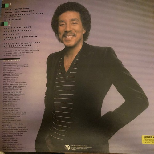 Smokey Robinson - Being With You (LP, Album) (Very Good Plus (VG+)) - 3760419175 - Picture 3 of 4