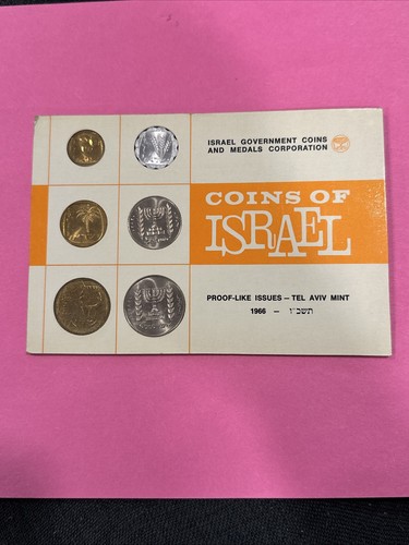 Israel - Israel 1966 PP-ähnliche Ausgaben 6 Kursmünzensätze - Bild 1 von 2