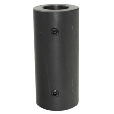 Shaft Coupler 1 1/8" Round Bore 4 1/2" Length 2" OD Black Oxide Finish SHFTR1800