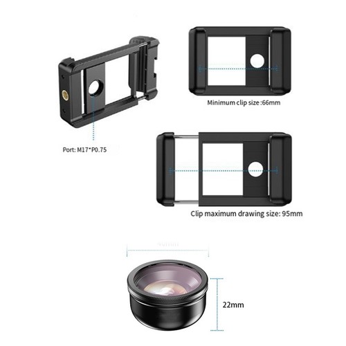 2X( Makroobiektyw 4K 100mm z uniwersalnym zaciskem mikrosoczewek CPL do //3468 - Zdjęcie 10 z 10