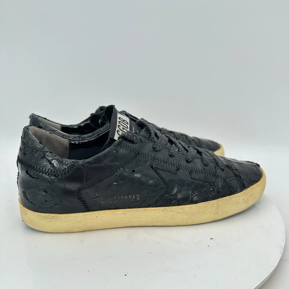 Golden Goose Deluxe Brand GGDB Superstar EU 40 Women 10 Men 7 Black Shoes - Image 4 of 4