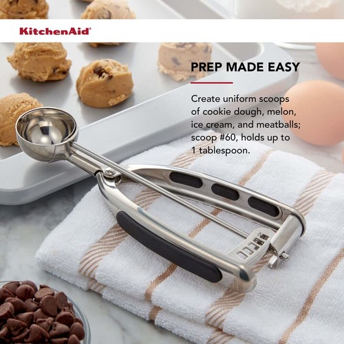 KitchenAid Cookie Dough Scoop Set, 3er Set, schwarz  - Bild 6 von 7