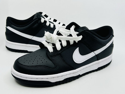 Nike Dunk Low Black Panda Boys Size Athletic Shoes