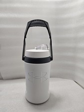 Under Armour Sideline 64oz Water Jug White Insulated Thermos With Fence Hooks