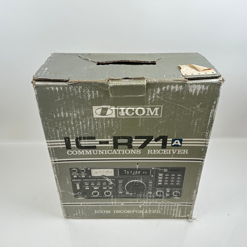 Icom IC-R71A Receiver Shortwave Ham AM SSB CW Communications Receiver w/ Box - Picture 2 of 13