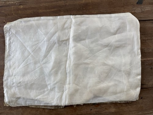 Vintage chinesischer Seidenorganza Vogel Textil Wandbehang Tisch bemalt 9" x 14" - Bild 9 von 13