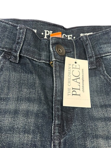 The Children's Place Jeans Boys Size 6 Stretch Super Skinny Raw Vintage Wash NWT - Picture 9 of 13