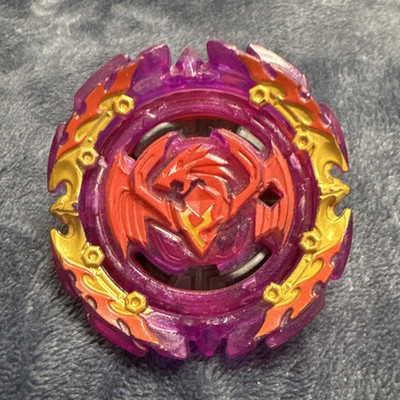 Beyblade Burst Style Spinning Battle Top Toy Purple/Red/Gold/Gray Plastic 2010