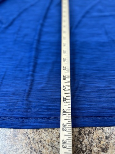 ARIAT Camicia Uomo Caricatore Logo Manica Lunga Heather Blu Taglia 2XL Heat Series Tek - Foto 7 di 7