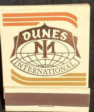 Vintage Unstruck Matchbook Dunes International Motels WA OR NV Made in USA