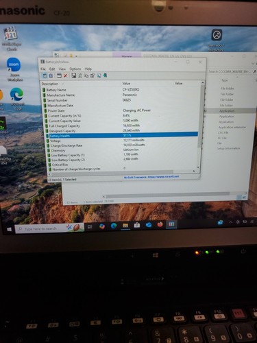 Panasonic Toughbook CF-20 m5-6Y57 256GB SSD 8GB Ram - 19340hrs Windows 10 Pro - Picture 12 of 20