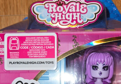 Roblox Royale High Surprise Locker Dark Fairy Backpack Virtual
