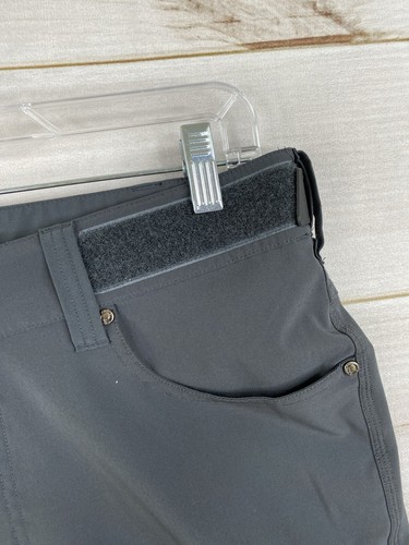 Zoic Biking Pants Mens L Gray Bicycle Cycling Stretch Active Adjustable Waist - Picture 3 of 12