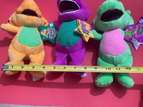 Barney's World Barney The Dinosaur Baby Bop & Billy 8" Dinosaur Plush Figure Set - Picture 5 of 9