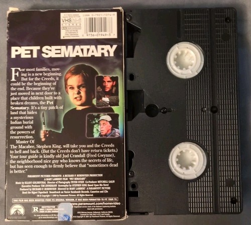 Stephen King’s PET SEMATARY Horror VHS - Bild 2 von 2