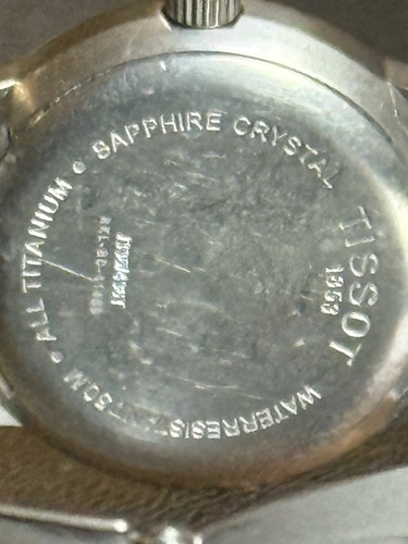 TISSOT PR50 Ladies Watch 28mm Titanium Sapphire Crystal Silver Dial Pre-Owned - Picture 15 of 21