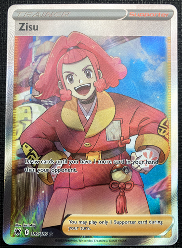 Zisu 189/189 Astral Radiance Full Art Trainer NM Pokemon 2022