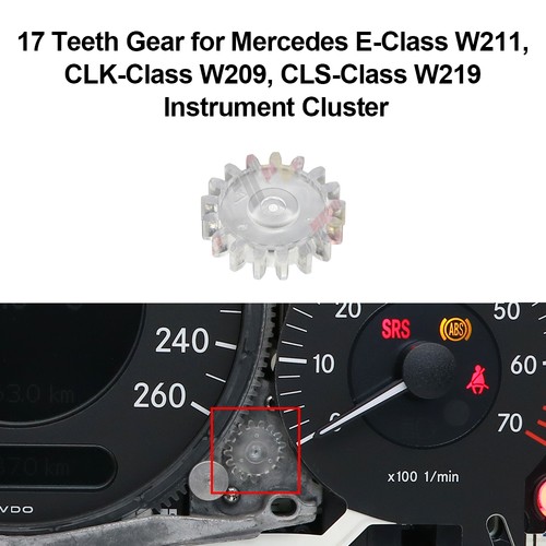 17 Teeth Gear for Mercedes E-Class W211 CLK-Class W209 CLS-Class W219 Instrument - Picture 2 of 6