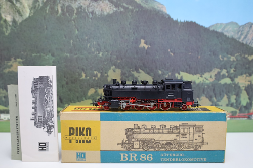 Piko H0 Güterzug Tenderlokomotive BR86 der DR analog Gleichstrom in Ovp Nr.4306