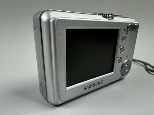 Samsung Digimax S500 Camera 5.1 MP Digital Compact Silver LCD Vintage Tested - Picture 4 of 10