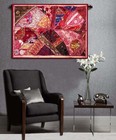 Living Room/Bedroom Cotton Handmade Throw Tapestry Patchwork Decor Wall Hanging