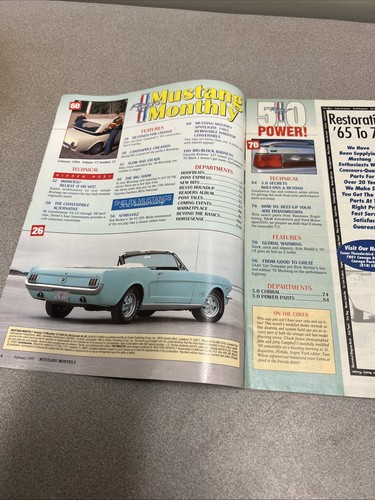 Mustang Monthly Mag / Feb / 1995 / modifiziert Leave It Or Not /T86 - Bild 4 von 12